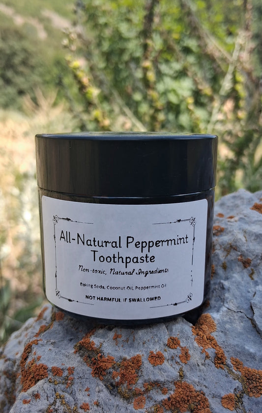 All-Natural Peppermint Toothpaste